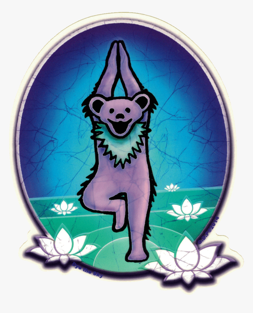 Grateful Dead Yoga Bear - Grateful Dead Bears, HD Png Download, Free Download