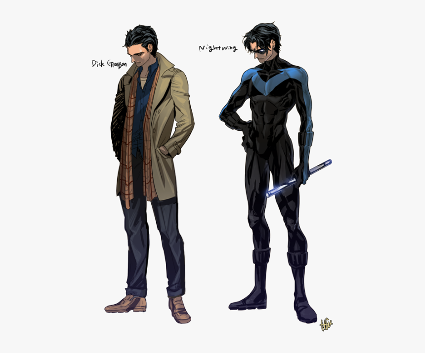 Nightwing Design Costume, HD Png Download, Free Download