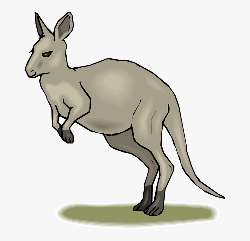 Habitat Map Kangaroo Library Png Images Clipart - Eastern Grey Kangaroo Clipart, Transparent Png, Free Download