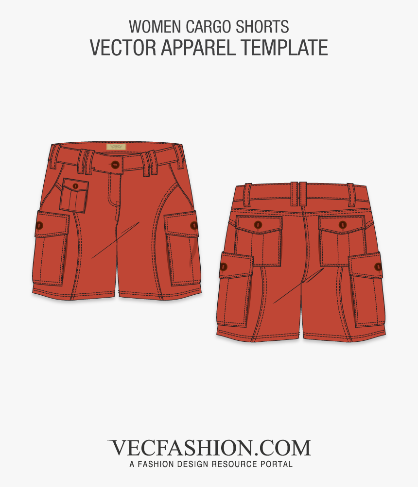 Burnt Orange Cargo Shorts Template"
 Class="lazyload - Cacau Show, HD Png Download, Free Download