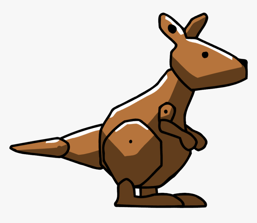 Kangaroo Clipart Brown - Scribblenauts Kangaroo, HD Png Download, Free Download