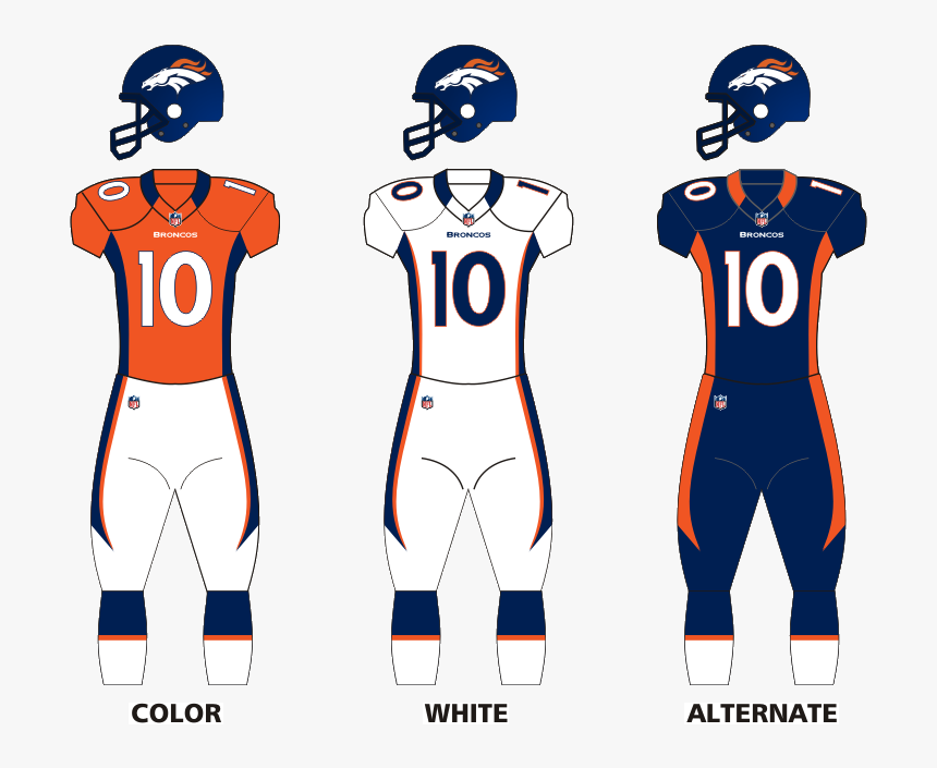 Broncos Uniforms - Uniforme Broncos, HD Png Download, Free Download