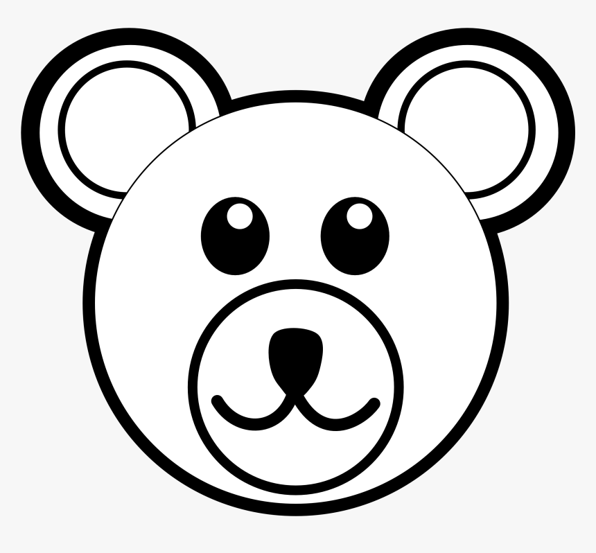 Coloring Ideas Drawing Bears Free Download On Unixtitan - Teddy Bear Face Coloring Page, HD Png Download, Free Download