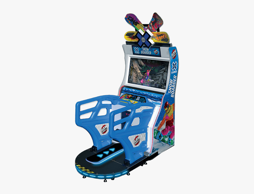 X Games Snowboarder Arcade - Raw Thrills X Games Snowboarder, HD Png Download, Free Download