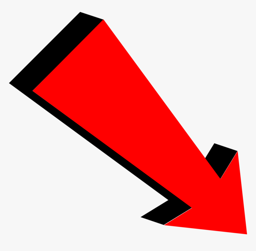 Arrow Red - Youtube Red Arrow Clickbait, HD Png Download, Free Download
