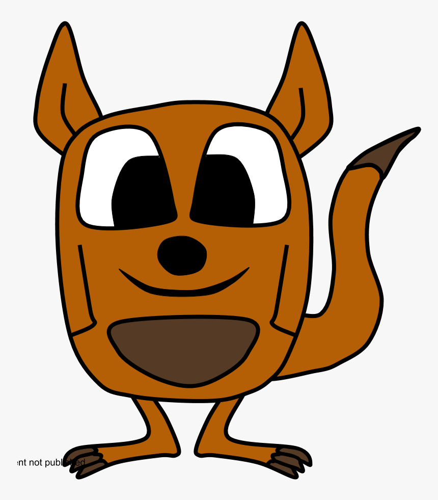 Kangaroo, Big Eyes, Cartoon Animal, HD Png Download, Free Download