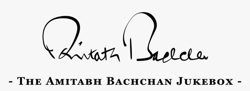 Transparent Rockola Png - Amitabh Bachchan Hindi Signature, Png Download, Free Download