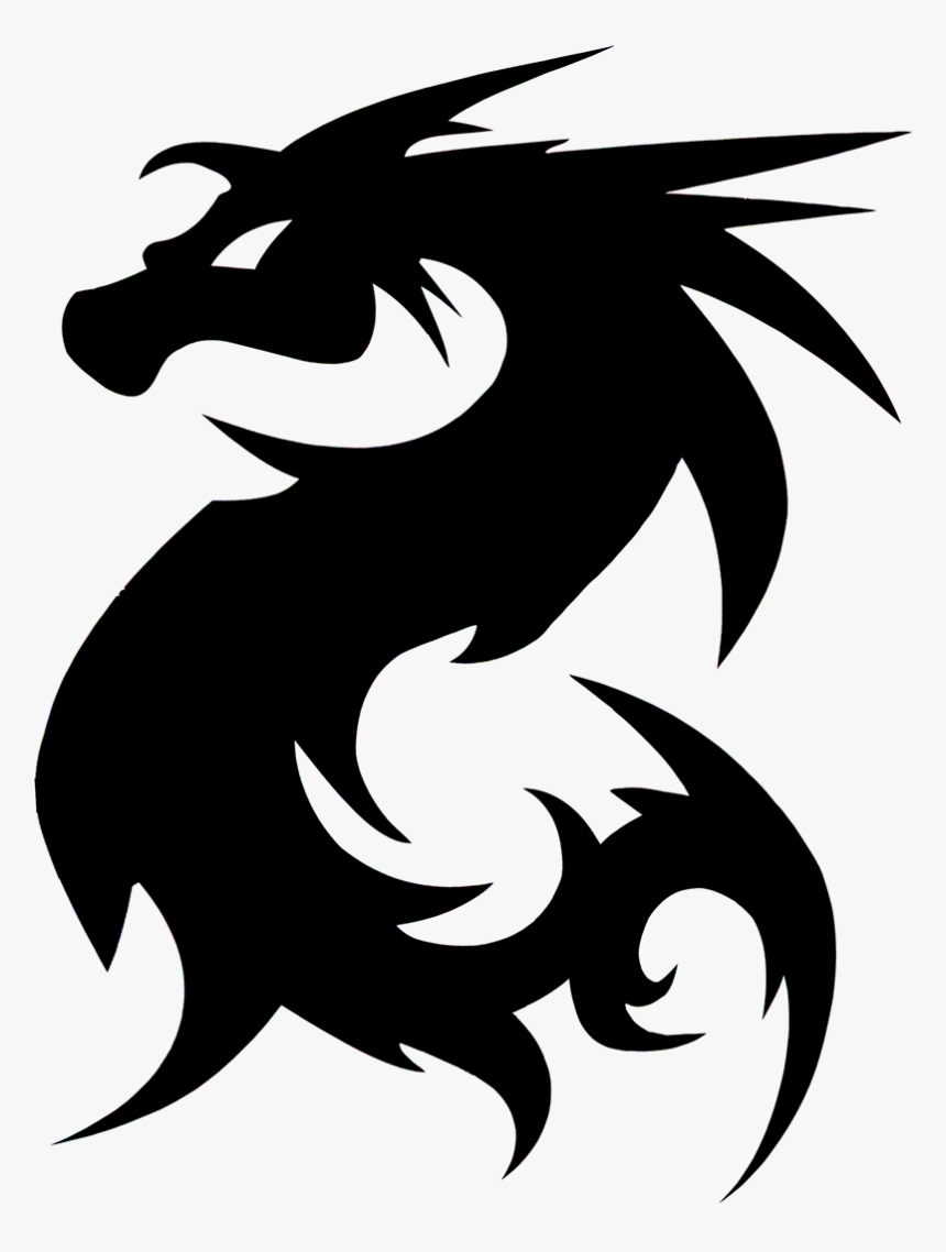 Dragon Silhouette Png - Dragon Silhouette, Transparent Png - kindpng