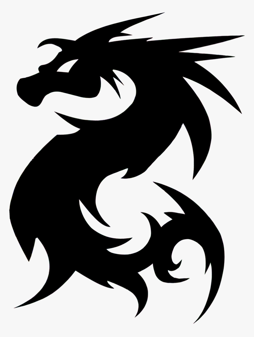 Dragon Silhouette Png - Dragon Silhouette, Transparent Png, Free Download