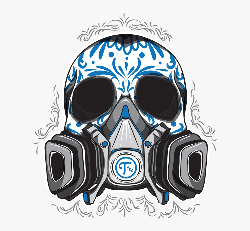 Gas Mask - Skull With Gas Mask Png, Transparent Png, Free Download