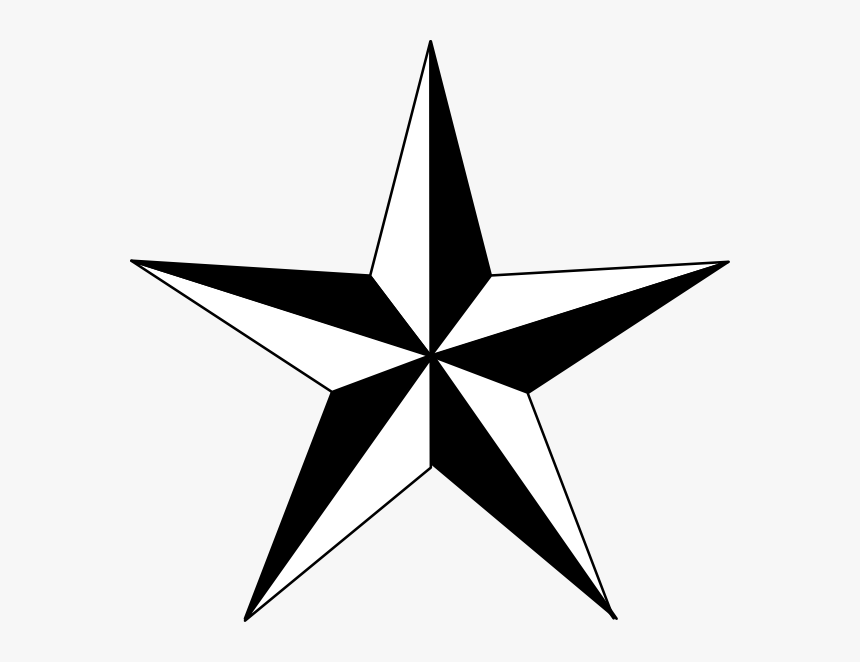 Star Clipart Black And White, HD Png Download, Free Download