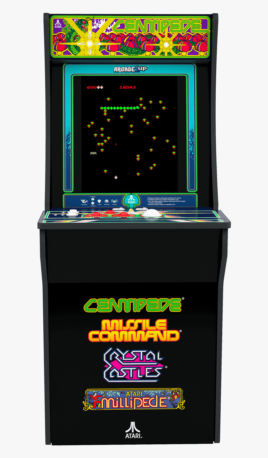 Centipede Arcade Cabinet"
 Class="lazyload Lazyload - Arcade1up Centipede, HD Png Download, Free Download