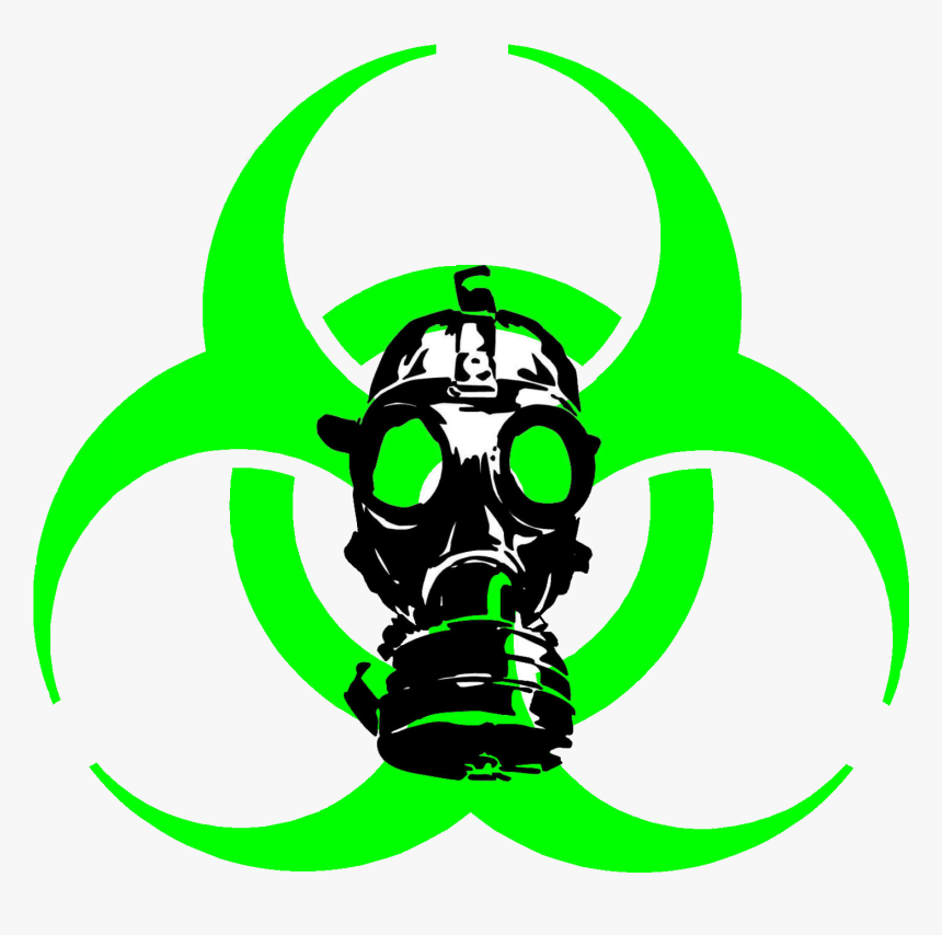 Green,personal Protective Equipment,headgear,gas - Green Gas Mask Png, Transparent Png, Free Download