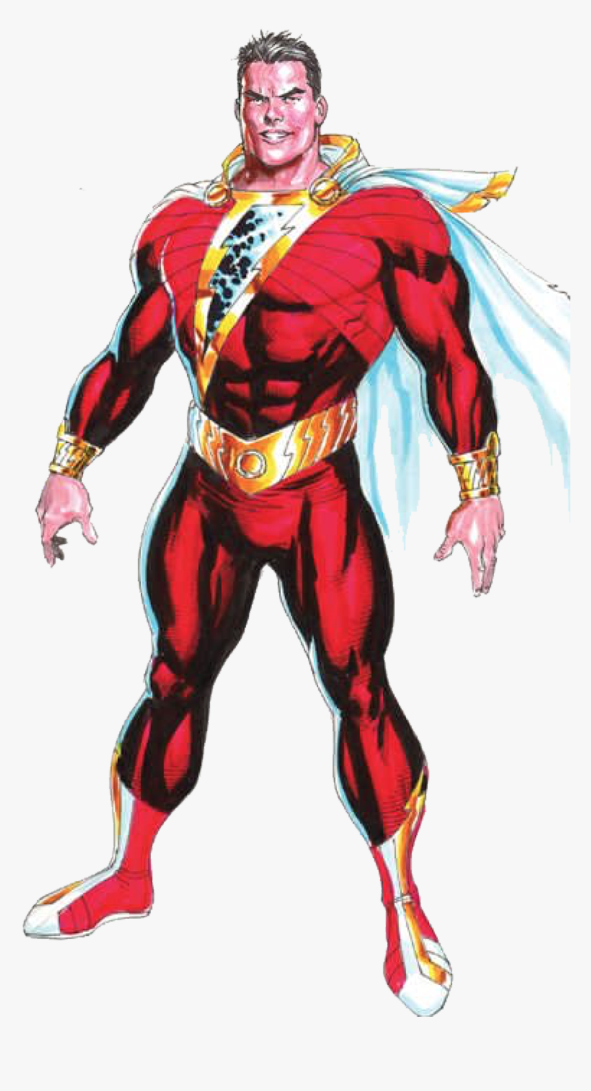 Comic Shazam Png Image - Shazam New 52 Costume, Transparent Png, Free Download