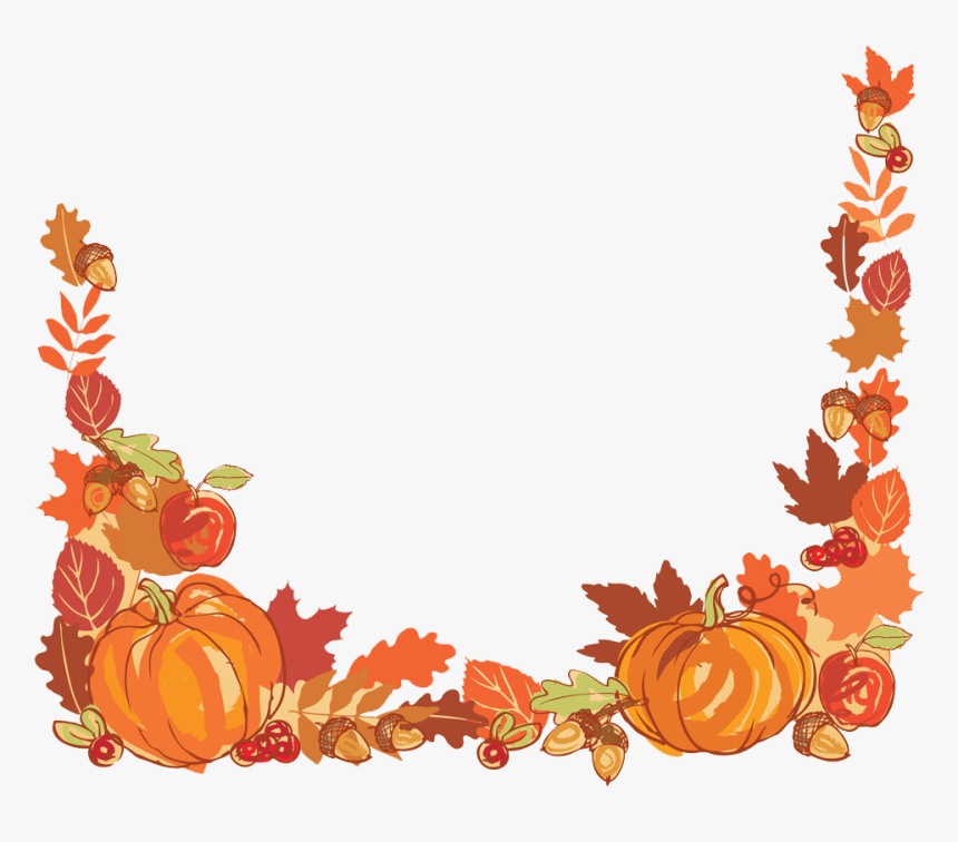 Transparent Thanksgiving Transparent Png - Thanksgiving Border, Png Download, Free Download