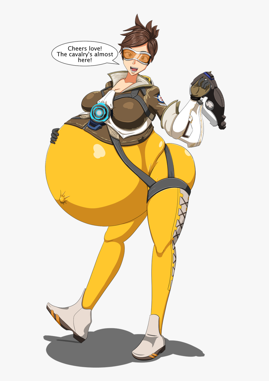 Transparent Overwatch Clipart - Tracer Overwatch Fanart, HD Png Download, Free Download