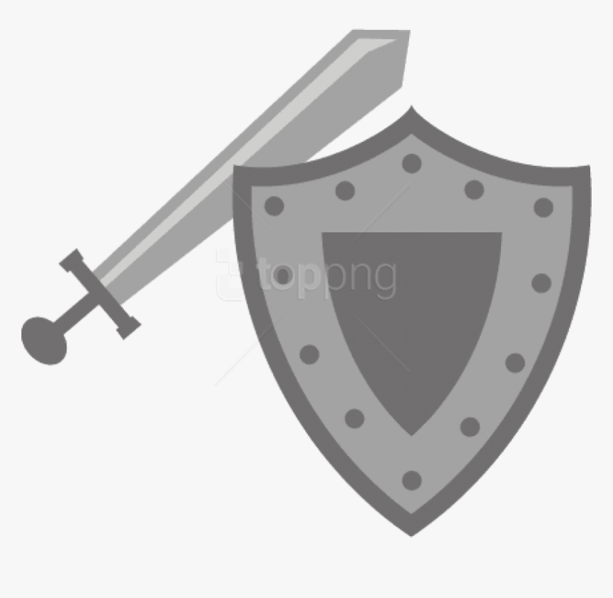 Image With Transparent Background - Transparent Background Sword And Shield Clipart, HD Png Download, Free Download