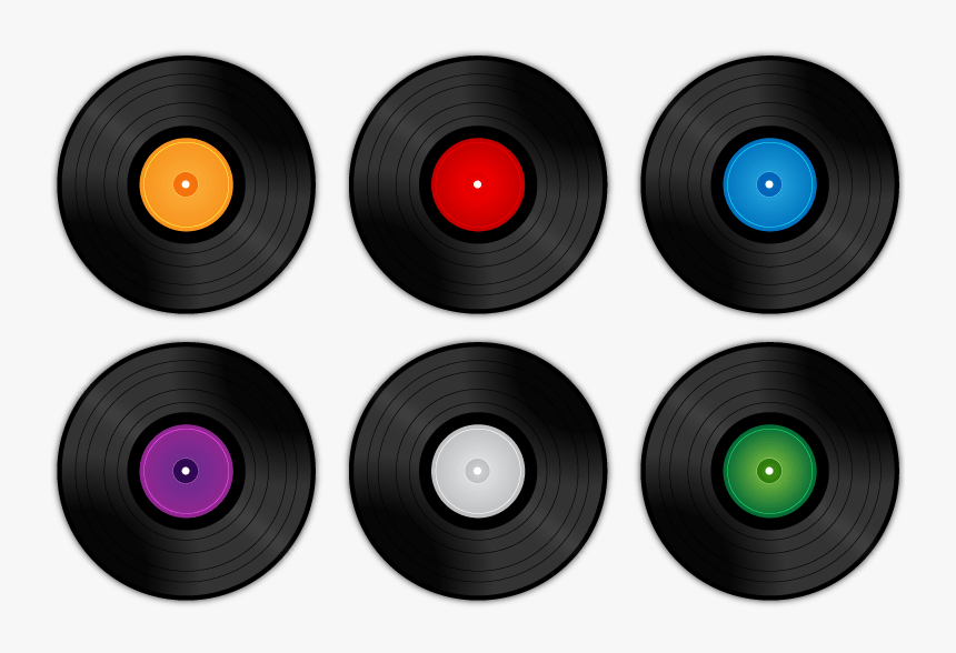 Vinyl Record Collection - Vinyl Records Clip Art, HD Png Download, Free Download