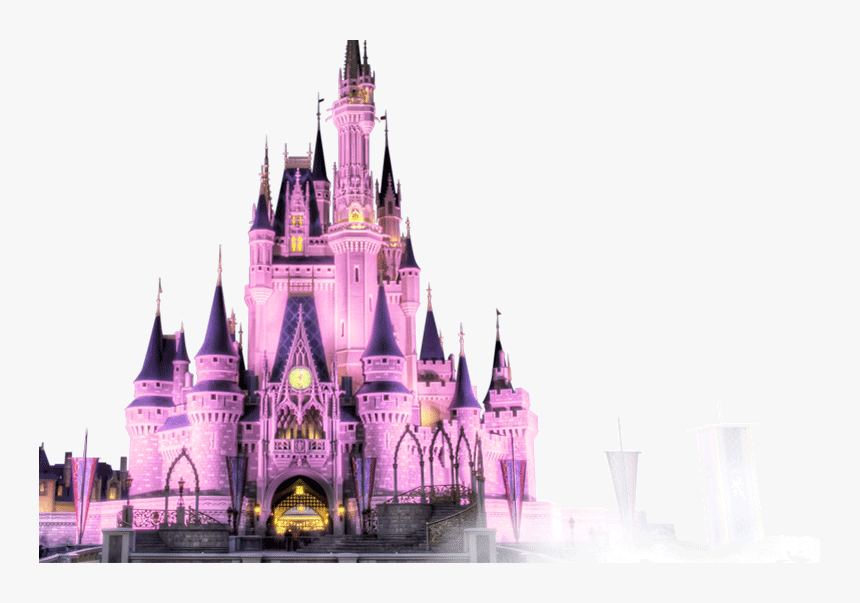 Magic Kingdom Sleeping Beauty Castle Cinderella Castle - High Resolution Princess Castle Background, HD Png Download, Free Download
