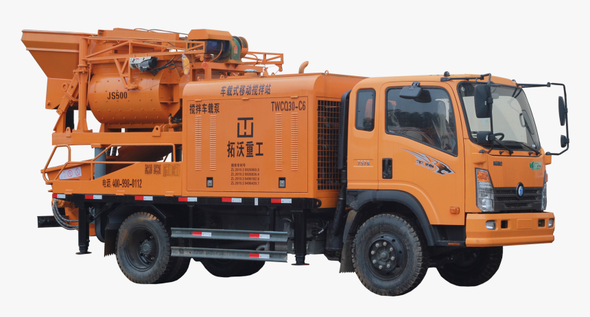 Topworld Twcq40 C7 Concrete Mixer Truck,truck Water - Concrete Mixer, HD Png Download, Free Download