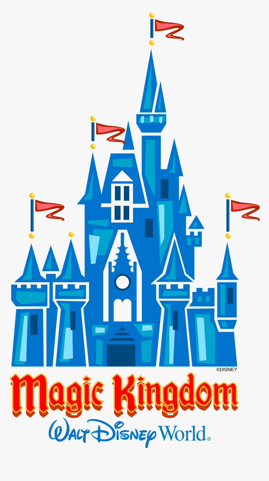 Clip Art Magic Kingdom Castle Clipart - Wdw Magic Kingdom Logo, HD Png Download, Free Download