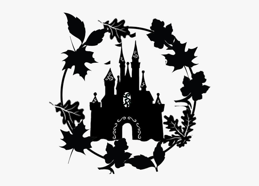 Free Disney Castle Graphics Curious And Cozy - Silhouette Disney Castle Dra...