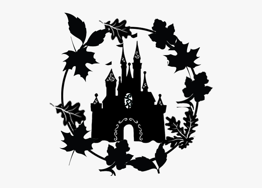 Free Disney Castle Graphics Curious And Cozy - Silhouette Disney Castle Drawing, HD Png Download, Free Download