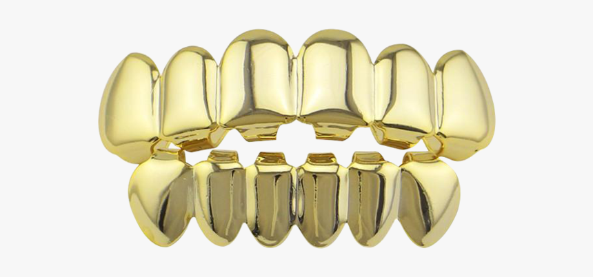 Gold Teeth Grillz - Diamond Grillz Png Transparent, Png Download, Free Download