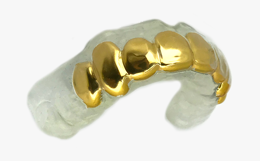 Gold Grillz Mouthguard - Gum Shield Grillz, HD Png Download, Free Download