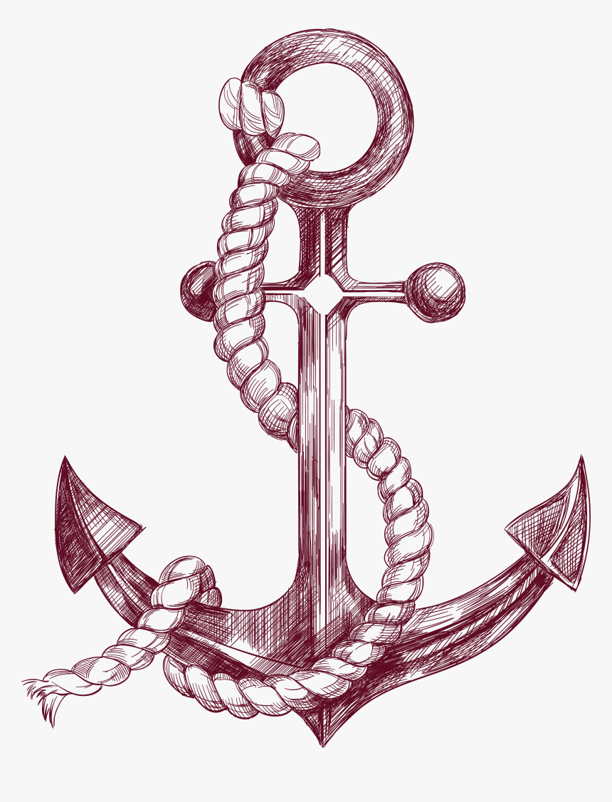 Anchor Drawing, HD Png Download, Free Download
