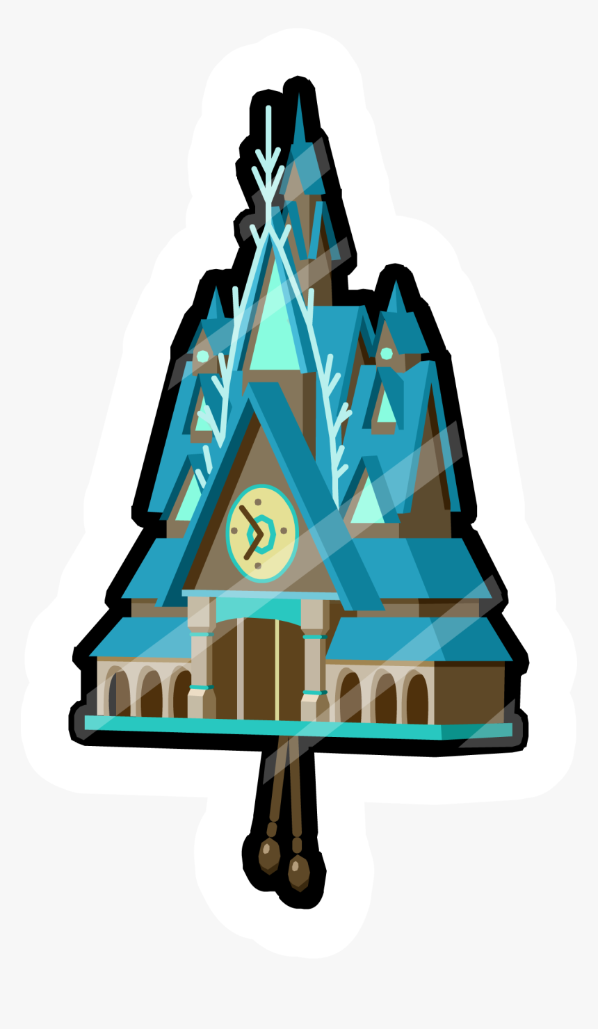 Club Penguin Wiki - Frozen Fever Clock, HD Png Download, Free Download