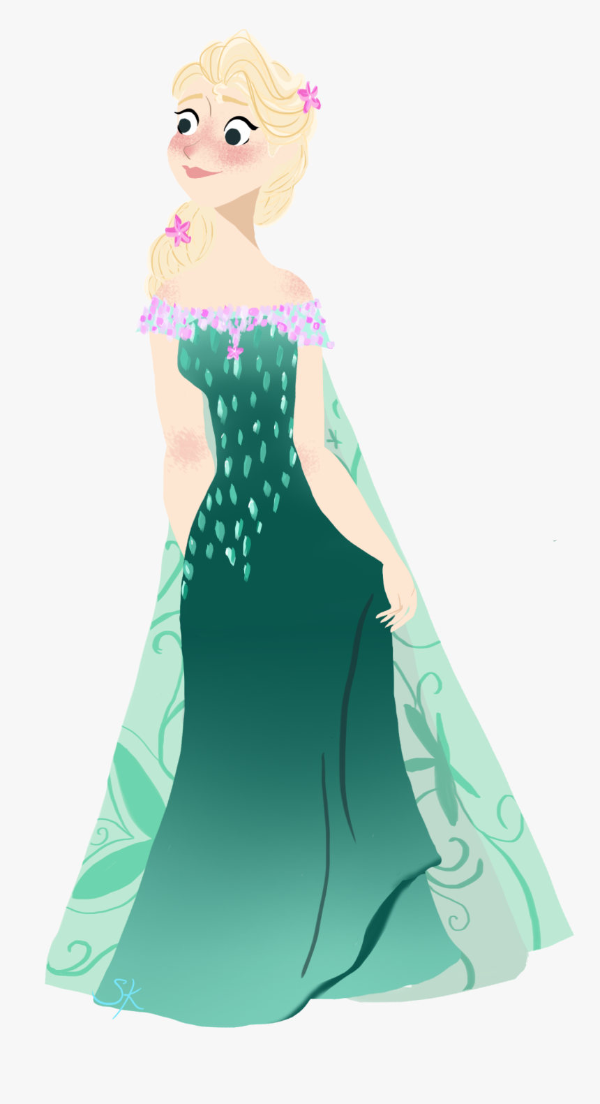 elsa and anna and rapunzel