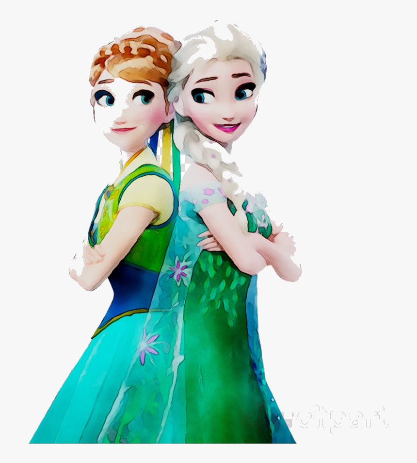 Elsa Frozen Doll Cartoon Transparent Image Clipart - السا آنا, HD Png Download, Free Download