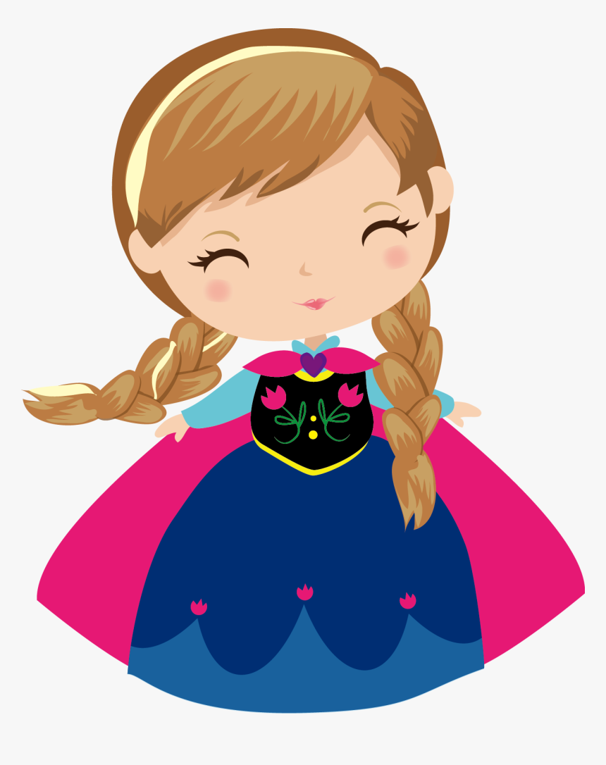 Festa Infantil Pinterest Princess - Anna Frozen Cute Png, Transparent Png, Free Download