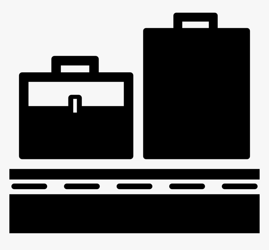 Baggage On Conveyor Band - Briefcase, HD Png Download, Free Download