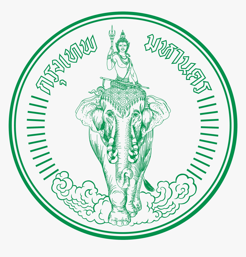 Seal Of Bangkok Metro Authority - Bangkok Bandera, HD Png Download, Free Download