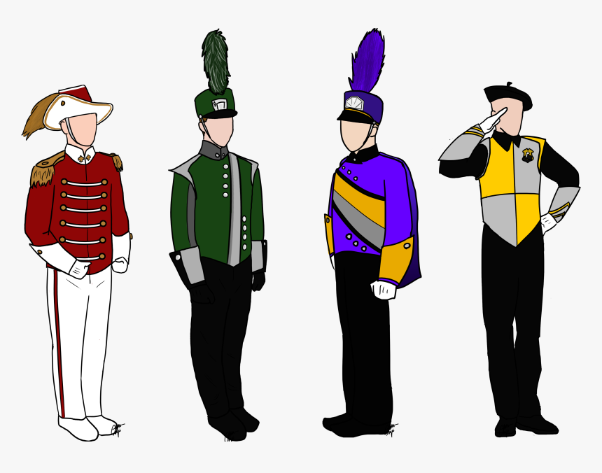 Marching Band Musical Ensemble Uniform Drummer - Marching Band Uniform Hat, HD Png Download, Free Download