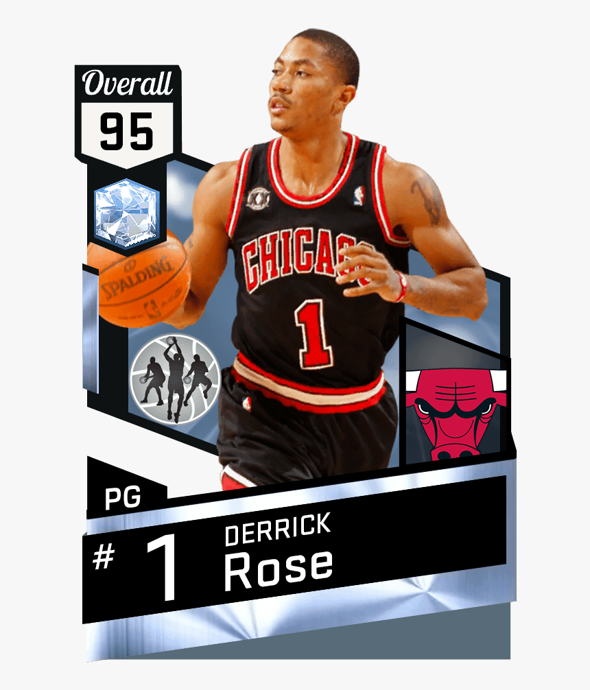 Nba 2k17 Gold Badge Png Image - Nba 2k Derrick Rose, Transparent Png, Free Download