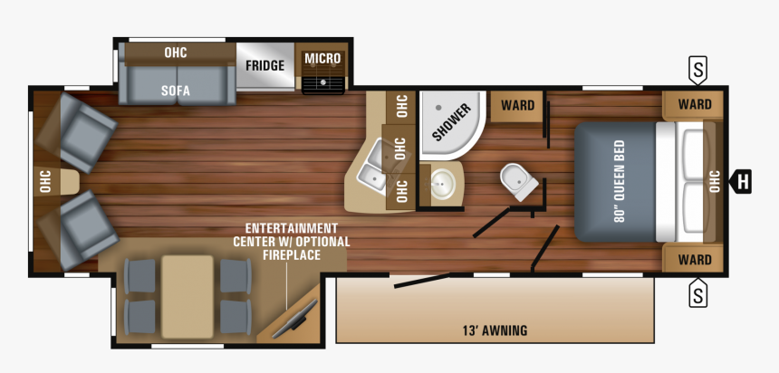 2018 Eagle Ht - Jayco Eagle Ht 30.5 Ckts, HD Png Download, Free Download