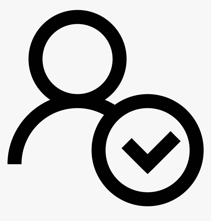 Checked User Male Icon - Aanwezig Icon, HD Png Download, Free Download