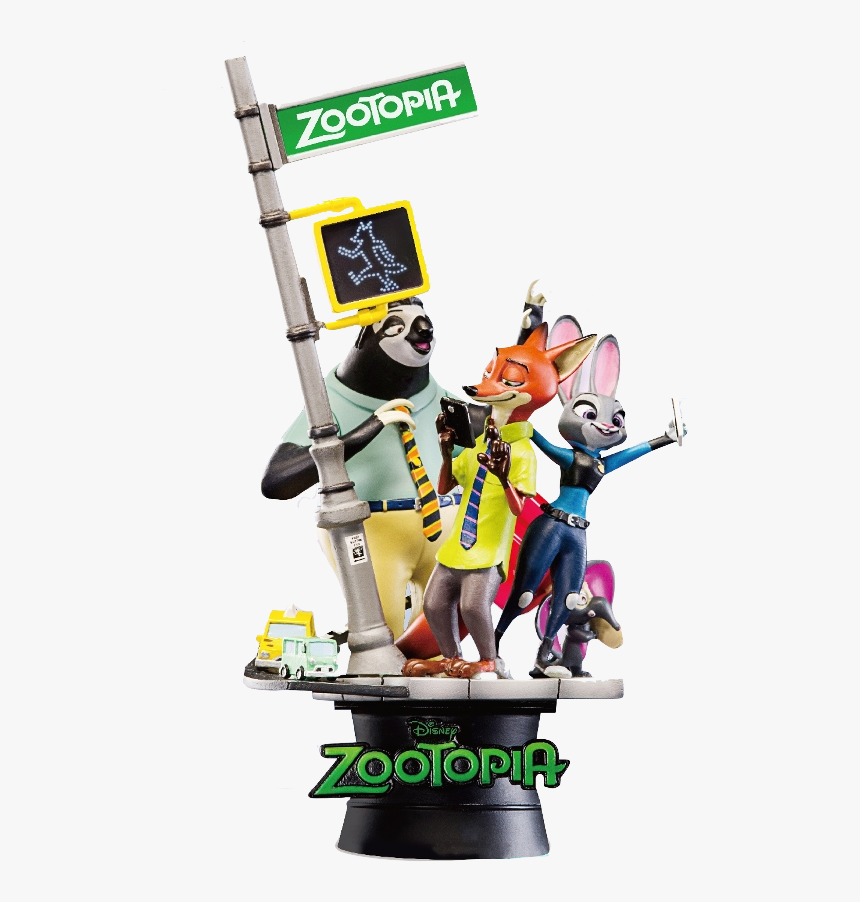 Beast Kingdom Toys Disney Zootopia Figure Toyslife - D Select Dioramas Disney, HD Png Download, Free Download