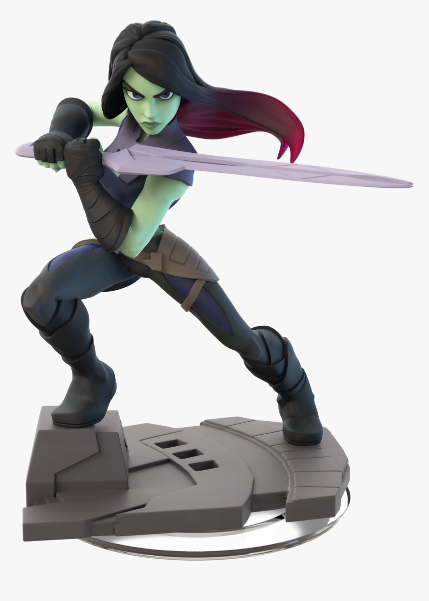 Figurine,fictional Character,action Goblin,statue,animation - Disney Infinity Figures Gamora, HD Png Download, Free Download