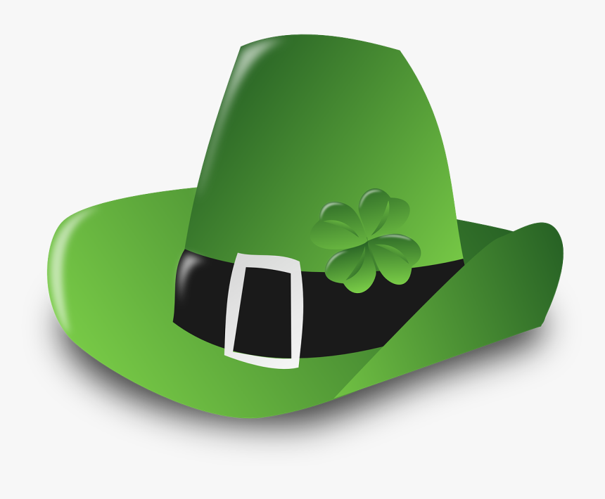 Irish, Hat, Headwear, Traditional, Four-leaf Clover - St Patrick's Day 2019 Calendar, HD Png Download, Free Download