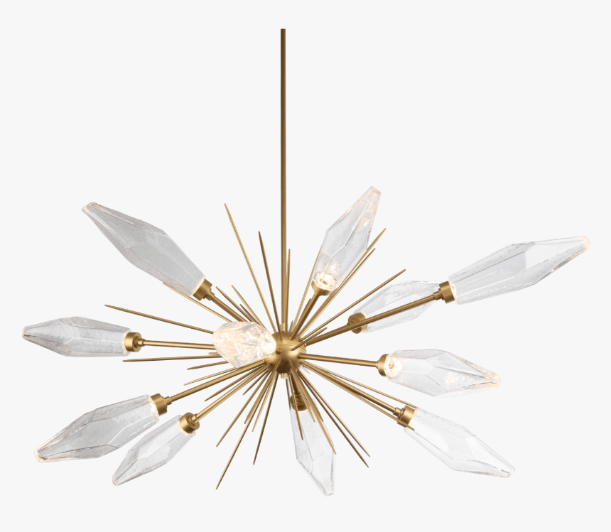 Rock Crystal Oval Starburst Chandelier, HD Png Download, Free Download