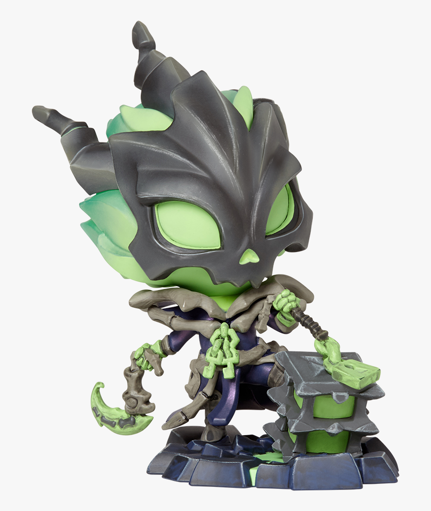 Toy,action Figure,fictional Character,figurine,green - Lol Thresh Figure, HD Png Download, Free Download