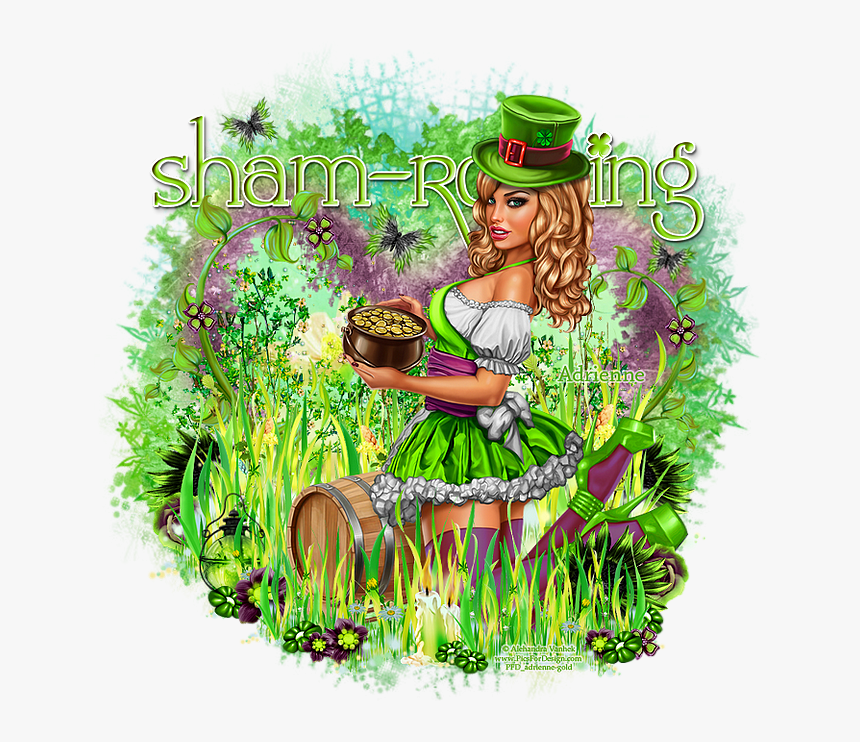 Pot Of Gold/angry Leprechaun - Illustration, HD Png Download, Free Download