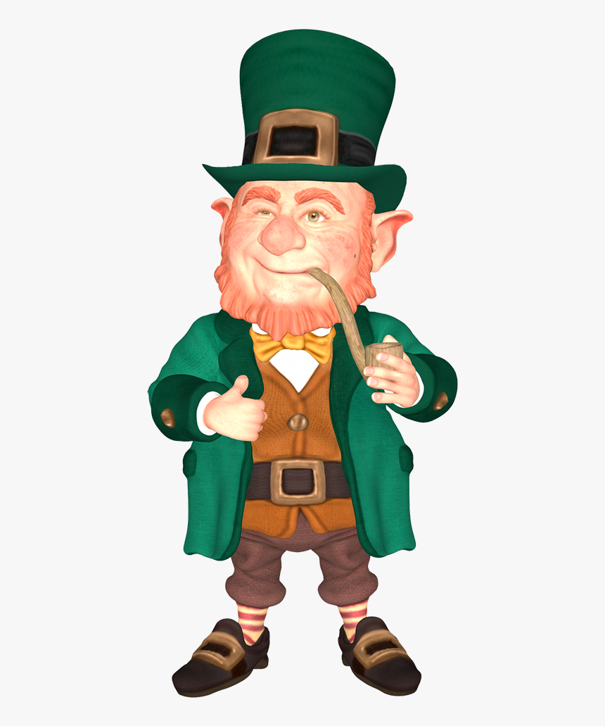 Leprechaun With Pipe - Leprechaun, HD Png Download, Free Download