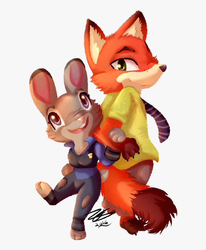 Nick And Judy - Cartoon, HD Png Download, Free Download