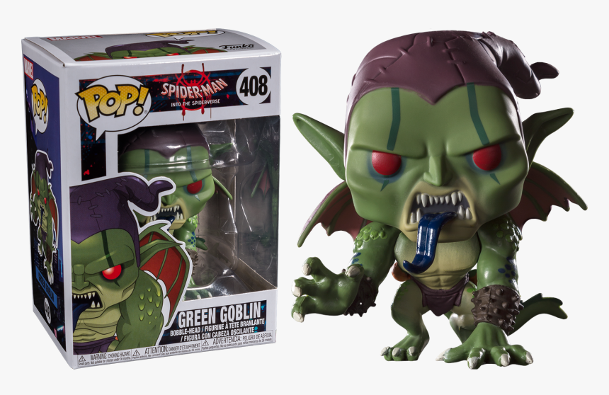 Into The Spider Verse - Into The Spider Verse Green Goblin Pop, HD Png Download, Free Download