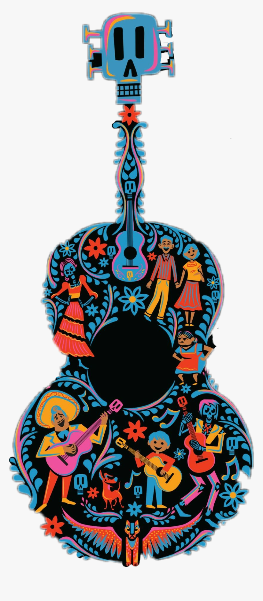 #coco #guitarra #disney #pixar # Mexico - Coco Clip Art, HD Png Download, Free Download